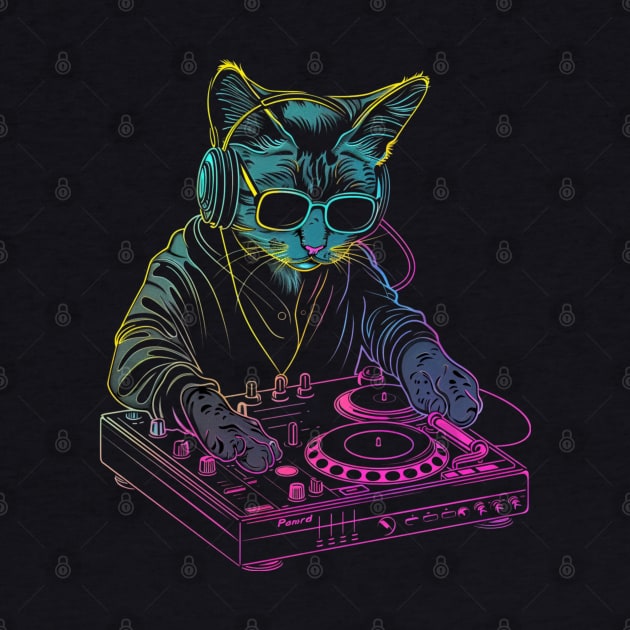 Cat DJ Trip by BilodeauBlue